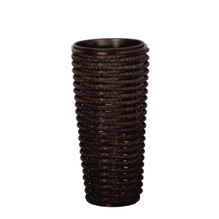 Wazon woven, 2 subjects: internal and outer capacitance, 20 and 40 l, black, deckwood