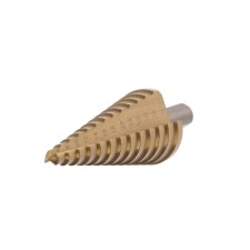 Drill step tundra, HSS, tin, trihedral shank, 6 - 30 mm