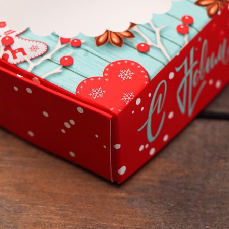 Box "New Year's miracles" 11.5 x 11.5 x 3.2 cm-3
