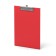 A tablet with A4, 2 mm clamp, Erichkrause Standard, cardboard/boumvinyl, red (clipboard)