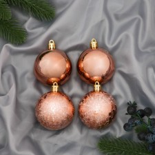 Set of balls plastic D-6 cm, 4 pcs 