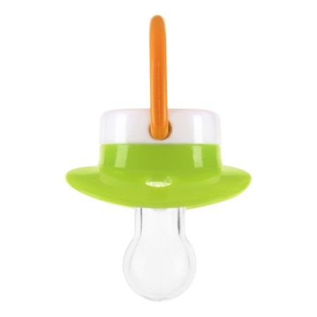 Nipple - Silicone dummy classic, with a chain and clothespin, from 0 months., Mix color-2