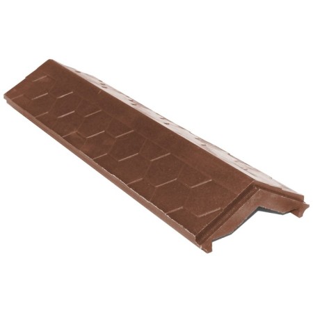 PPK parapet for a fence span of 0.5 brick, 50 × 13 × 1.5 cm, brown, “flexible tile”-2