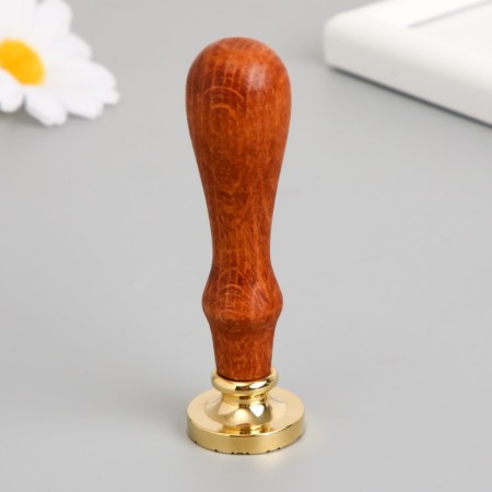 Printing for wax with a wooden handle "cats" 9x2.5x2.5 cm-2