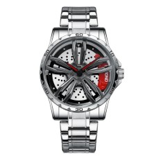 Men's wrist watch, D-4.5 cm, L-26 cm strap, 3 atm