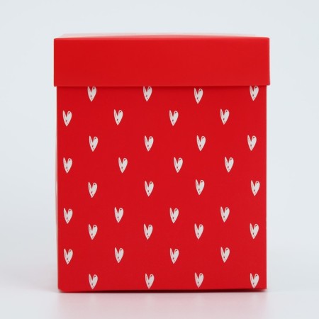 Gift folding box with 3D effect, packaging, “with love”, 11 x 11 x 13 cm-3