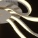 Ceiling chandelier "Aurich", 30w LED white 80x80x16 cm