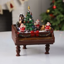 Royal LED figure 13 × 18 × 17 cm, polystone, AAX2 batteries (not complete), glow of multi