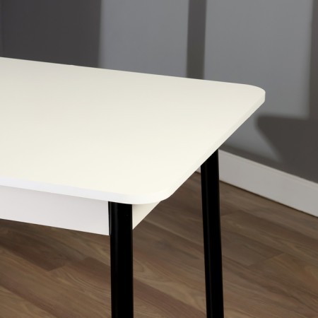 Table kitchen Lyon 1, 1100x700x750, white matte-2