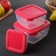 A set of food containers "Light", 3 pcs: 460 ml, 950 ml, 1.5 l, color mix
