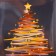 New Year. Box gift New Year folding PVC "Christmas tree" 12 x 12 x 15 cm.