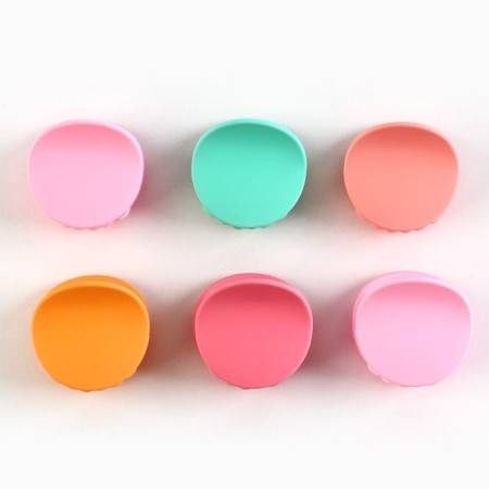 Hair crab Happy People, set 6 pcs, 2.5 x 2.5 x 1.5 cm-2