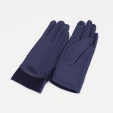 Female gloves, size 8, without insulation, blue color