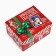 Folding box "New Year's Parcel", 31.2 x 25.6 x 16.1 cm, New Year