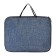Folder with handles Textile A4, Calligrata "Office", for papers, for office, nylon 600D, gray, PM/1, 350 x 270 x 20 mm
