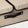 Stelly box for storage with a double lid of the Teri shares, 36 × 25 × 16 cm, beige color