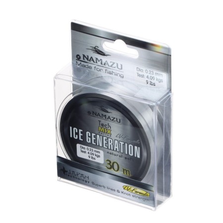 Namazu Ice Generation Flacks, diameter 0.23 mm, test 4.09 kg, 30 m, transparent-1
