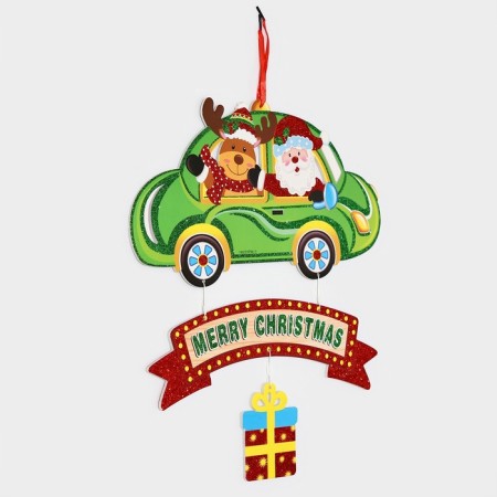 Decorative decoration (suspension) "Merry Christmas" 45x38.5 cm-2