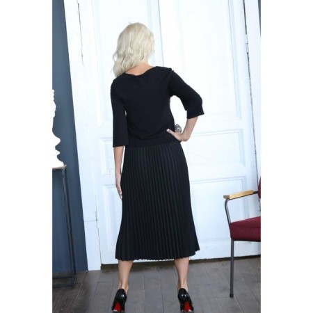 Female dress, size 50, black color-2