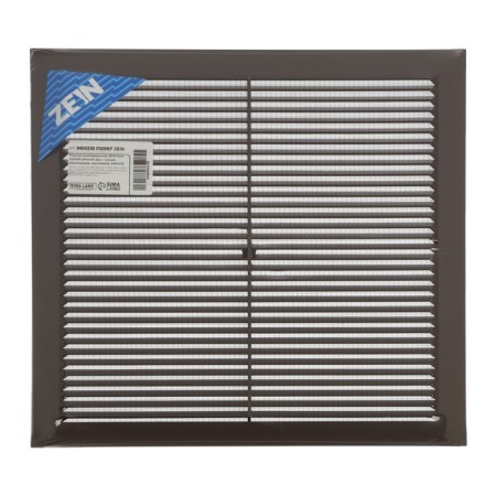 Ventilation grate Zein Lux l300kr, 300 x 300 mm, with a grid, inexhaustible brown-8
