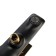 Bath mixer Zein Z3890, single -leaf, watering can 3 modes, hose, holder, black/Gold