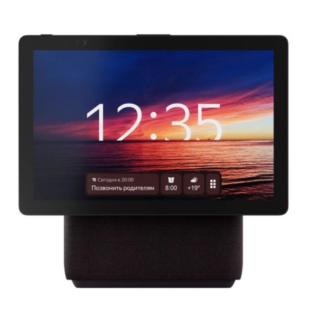 Smart column "Yandex Station Duo Max", Voice Assistant Alice, 60W, with a display, red-1