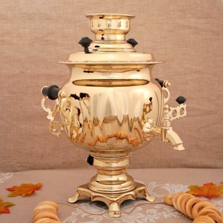 Samovar "Gold", oval, 3 l, electric