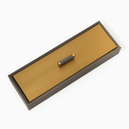 Eco -leather jewelry box 30.4 x 10.4 cm-5