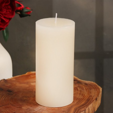 Candle-cylinder aromatic "jasmine", 7x15 cm-1