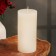 Candle-cylinder aromatic "jasmine", 7x15 cm