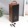 Casket wood, leatherette for a bottle "Grapes" 3 objects 35x11x15.5 cm