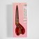 Clothing scissors, mowed blade, 8 ", 20 cm, gold color