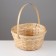 Wicker basket, 26 x 12/30 cm, bamboo, natural