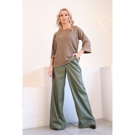 Female jumper, size 46, brown color-8