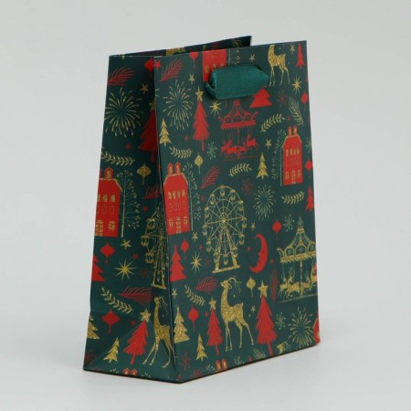 Laminated vertical "Snow Creativity", 12 x 15 x 5.5 cm, New Year-2