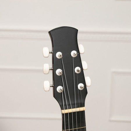 Acoustic guitar is 6 string, Menz. 650mm, strings metal, head without grooves-2