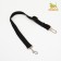 Car seat belt for dogs, 70 x 2.5 cm, black