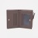 Women's wallet on the button, gray color