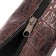 Penal-tubus for brushes, soft, 355 x 65 mm, 7k37, leatherette, reptile print, half-material, brown