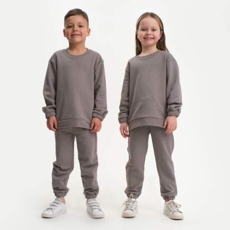 Kidshot (sweatshirt, trousers) KAFTAN "BASIC Line", size 36 (134-140), color gray color