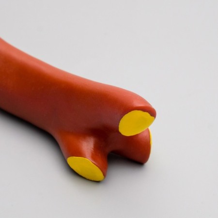 The squeak of "branch" for dogs, 21.5 cm, brown-2