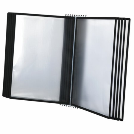 Demosystem wall -mounted on 10 A4 Staff panels, black-2