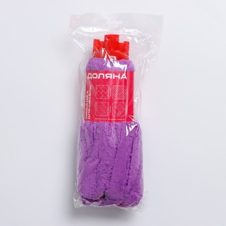 Nozzle for a mop belt shade "skirt", microfiber, 130 grams, color mix-8