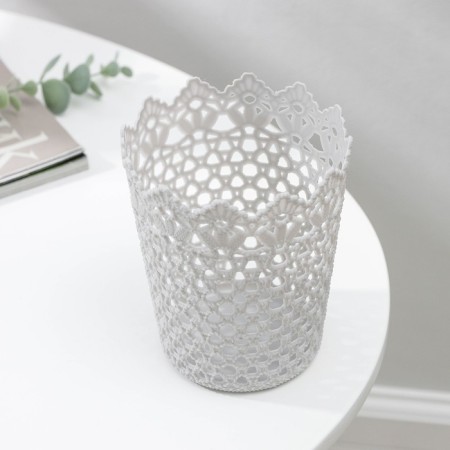 Plastic basket for storage "Melange", 10.5 × 10.5 × 12 cm, color mix-1