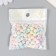 Beads for creativity plastic "Crakelur Pastel colors" set 20 grams d = 0.8 cm
