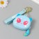 A keychain wallet with a carbine, strap silicone "Lunar kitten" 3.2x8.3x7.3 cm