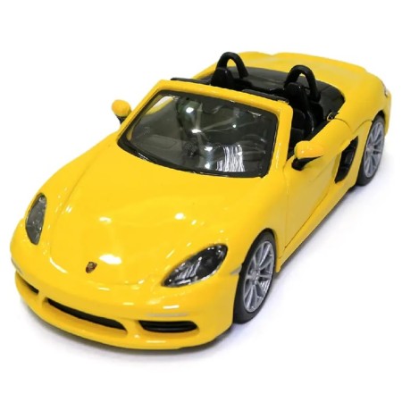BBURAGO Porsche 718 BOXSTER, DIE-CAST, 1:32, Red color-5