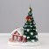 Decorative candle "Winter holiday", 8x11.5x13.5 cm