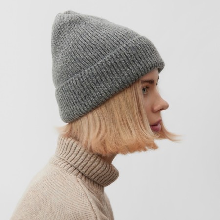 Women's hat minku, dark gray color, rr 56-58-1