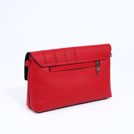 Magneta bag bag, long belt, red color-1